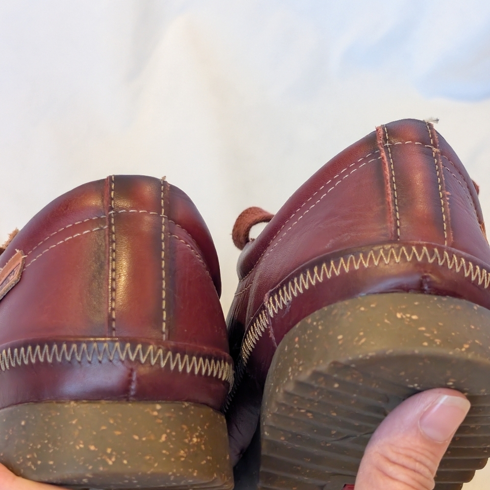 Pikolinos Mallorca Sneaker Size 40 Maroon/Burgundy - Picture 4 of 15